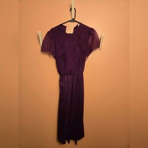 Vintage '70s Purple Dress